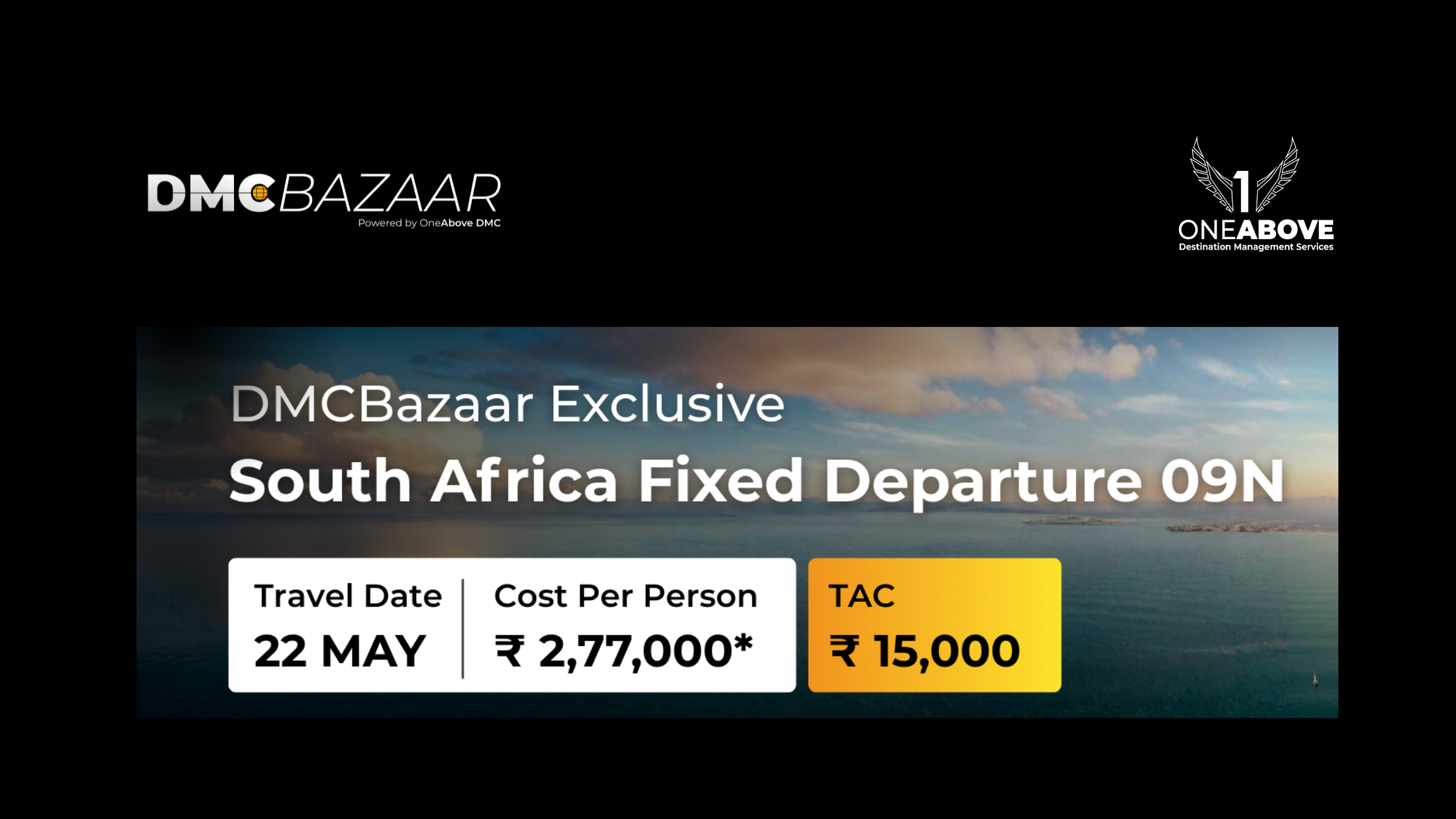 DMCBAZAAR Exclusive: South Africa Fixed Departure – 10 Nights