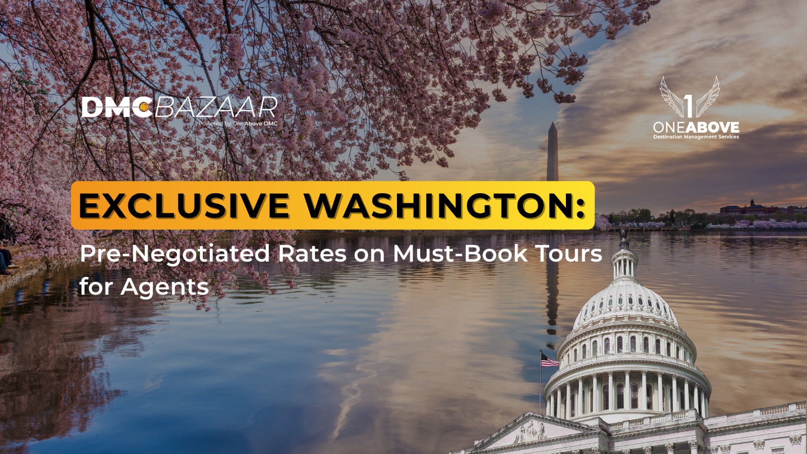 The Agent's Washington DC Toolkit: Top Activities with Exclusive DMCBazaar Rates