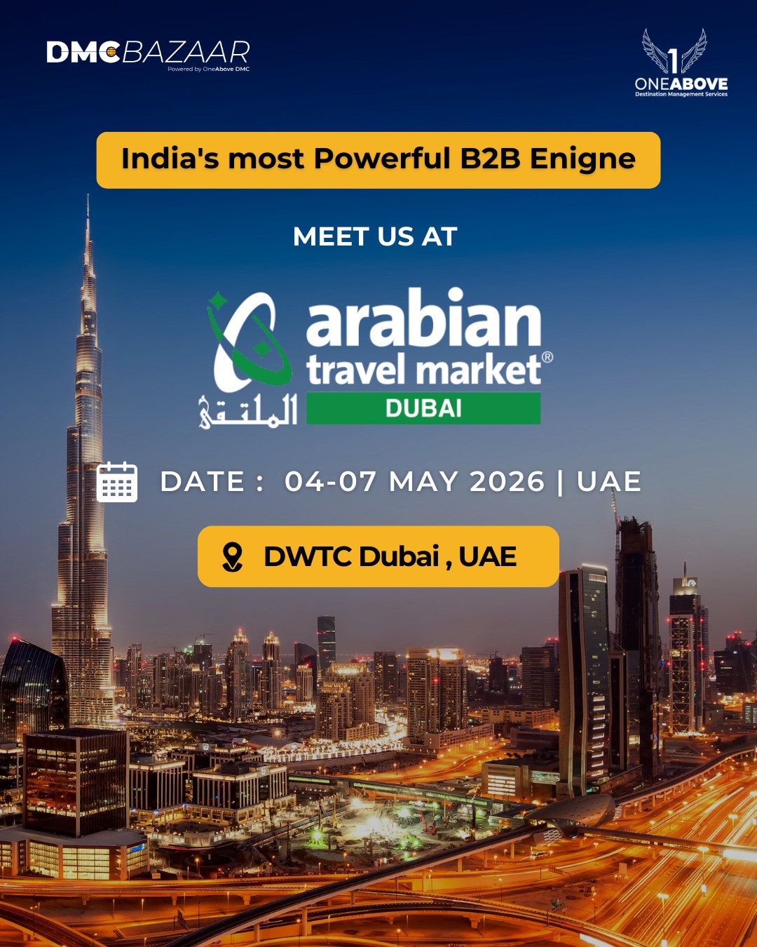 DMCBAZAAR Takes the Stage at Arabian Travel Market 2026, Dubai